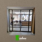 Dubele Taatsdeuren Met Zijlichten In Brons By Siebendesign.nl