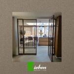 Dubele Taatsdeuren Met Zijlichten In Brons Met Brons Glas By Siebendesign.nl