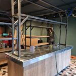 Pizzani, Horeca Interieur, Siebendesign, Balie, Staal