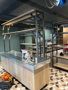 Pizzani, Horeca Interieur, Op Maat Gemaakt, Staal, Siebendesign