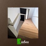 Steektrap met trapleuning en balustrade In Wit Op Maat Gemaakt Door Siebendesign.nl