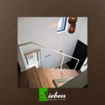 Steektrap met trapleuning en balustrade In Wit Op Maat Gemaakt Door Siebendesign.nl