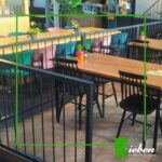Balustrade In Horeca Op Maat By Siebendesign.nl voor al uw maatwerk projecten in staal