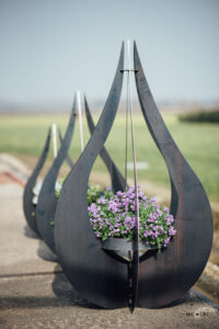Vuurschaal Cortenstaal, Roestproces Bloembak Vuurkorf Sculptuur, By Siebendesign.nl