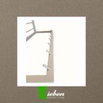 Wand Kapstok Met Haken, Roede En Hoedenplank By Siebendesign.nl