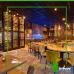 Horeca interieur en terras op maat gemaakt door Siebendesign.nl Wijnkast