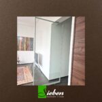 XL Glazen Taatsdeur Met Stalen Lijst. Op Maat Gemaakt En Geplaatst Door Siebendesign.nl