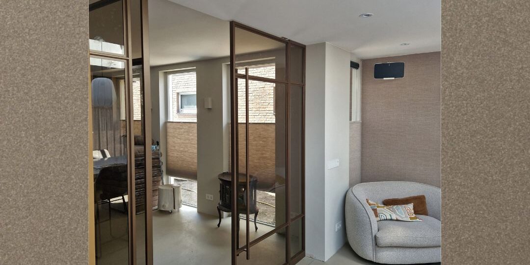 Dubele Taatsdeuren Met Zijlichten In Brons By Siebendesign.nl