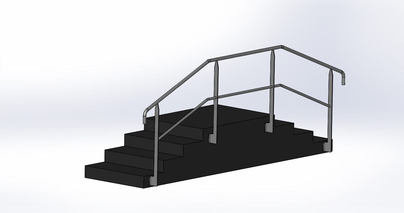 slang Toegeven manager RVS railing - Sieben Design